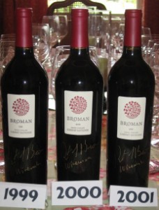 The Broman Cellars Vertical 